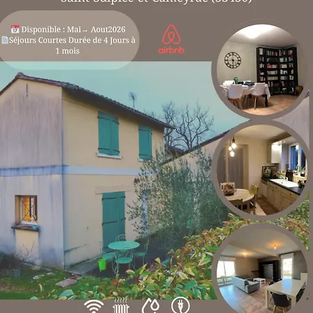 Maison Familiale - 4 - Proche Bordeaux Et Libourne 펜션 *